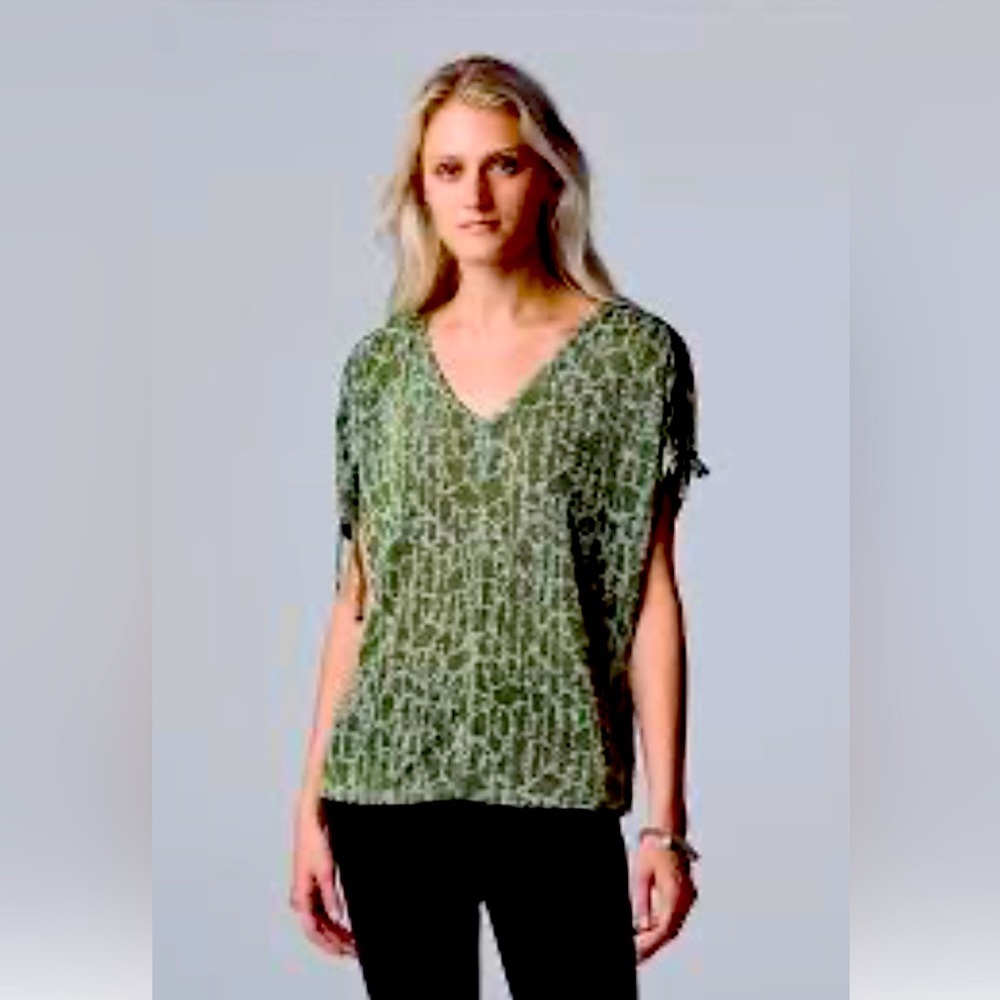 Simply Vera Vera Wang Ruched-shoulder Dolman Tee